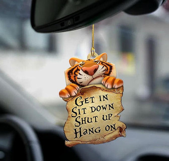 Tiger get in tiger lover two sided ornament - Thegiftio UK