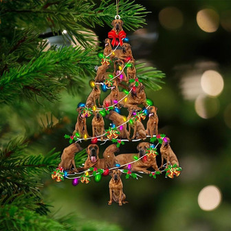 Tosa-Christmas Tree Lights-Two Sided Ornament - Thegiftio UK