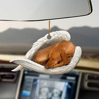 Vizsla sleeping angel vizsla lovers dog moms ornament - Thegiftio UK