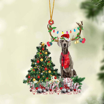 Weimaraner 1-Christmas Tree Gift Hanging Ornament - Thegiftio UK