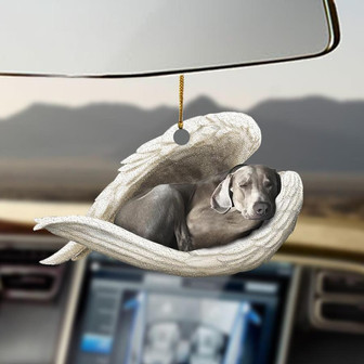Weimaraner sleeping angel weimaraner lovers ornament - Thegiftio UK
