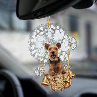 Welsh Terrier-Dandelion-Two Sided Ornament - Thegiftio UK