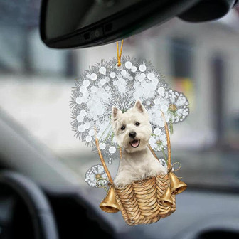 West Highland White Terrier-Dandelion-Two Sided Ornament - Thegiftio UK