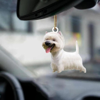 West Highland White Terrier-Look at me-two sided ornament - Thegiftio UK