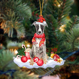 Whippet-Better Christmas Hanging Ornament - Thegiftio UK