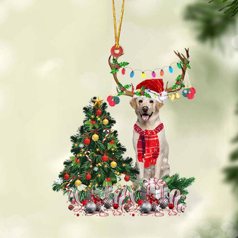 YELLOW Labrador-Christmas Tree Gift Hanging Ornament - Thegiftio UK