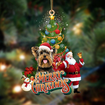 Yorkshire Terrier 2-Christmas Tree&Dog Hanging Ornament - Thegiftio UK