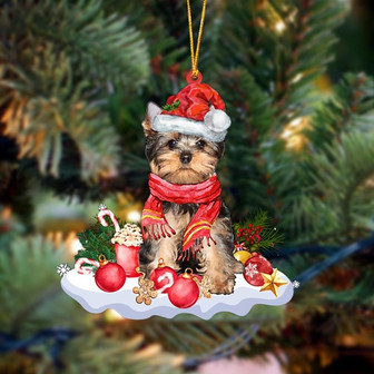 Yorkshire Terrier-Better Christmas Hanging Ornament - Thegiftio UK