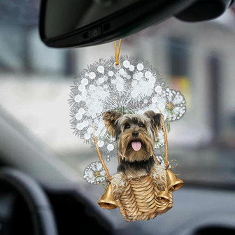 Yorkshire Terrier-Dandelion-Two Sided Ornament - Thegiftio UK