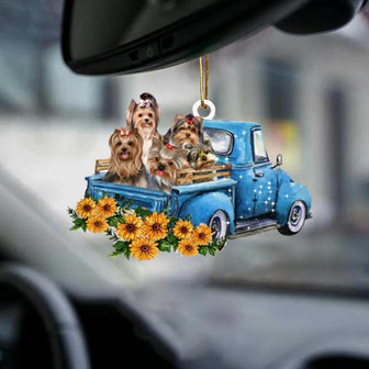 Yorkshire Terrier -Take The Trip Classic- Two Sided Ornament - Thegiftio UK