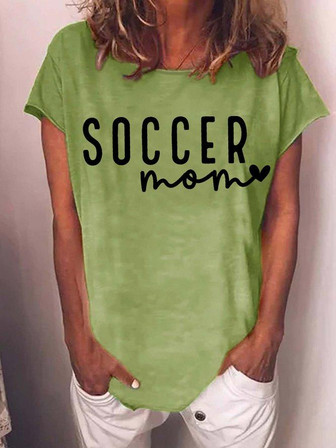 Women's Soccer Mom Casual -blend T-shirt - Thegiftio UK