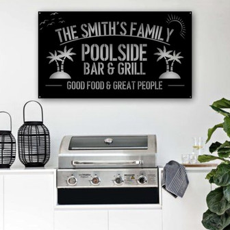 Custom Metal Sign-Personalized Metal Sign-Metal Signs Personalized-Outdoor Signs-Family Name Sign Metal-Last Name Metal Sign-Est Sign - Thegiftio