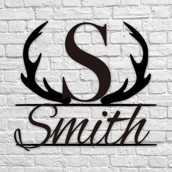 Customized Metal Sign, Custom Family Name Sign, Metal Last Name Sign , Gift for Gardener, Metal Family Name Sign , Last Name Sign - Thegiftio UK