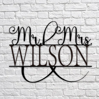 Customized Metal Sign, Custom Family Name Sign, Metal Last Name Sign , Gift for Gardener, Metal Family Name Sign , Last Name Sign - Thegiftio UK