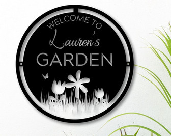 Garden Sign-Fresh Produce Sign-Gift For Gardener-Garden Sign-Metal Sign-Outdoor Metal Sign-Personalized Garden Sign-Farmhouse Sign - Thegiftio UK
