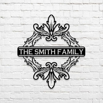 Personalized Garden Metal Sign,Customized Metal Sign,Custom Family Name Sign,Gift For Gardener,Greenhouse /Fence Décor,Housewarming Gift. - Thegiftio UK