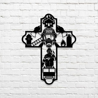 Personalized Garden Metal Sign, Customized Metal Sign, Custom Family Name Sign, Gift For Firemen , Firemen Sign - Thegiftio UK