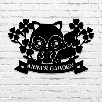 Personalized Garden Metal Sign,Customized Metal Sign,Custom Family Name Sign,Gift For Gardener,Greenhouse /Fence Décor,Housewarming Gift. - Thegiftio UK