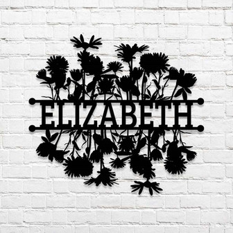 Personalized Garden Metal Sign,Customized Metal Sign,Custom Family Name Sign,Gift For Gardener,Greenhouse /Fence Décor,Wall Art. - Thegiftio UK