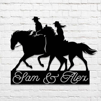 Personalized Garden Metal Sign,Customized Metal Sign,Custom Family Name Sign,Gift For Gardener,Greenhouse /Fence Décor,Wall Art. - Thegiftio UK