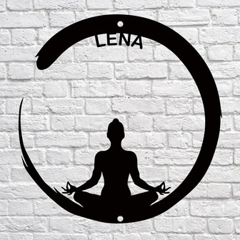 Personalized Garden Metal Sign, Customized Metal Sign, Monogram Wall Decor , Metal Wall Art , Last Name Sign , Fitness Monogram - Thegiftio