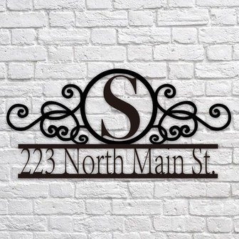 Personalized Garden Metal Sign,Customized Metal Sign,Custom Family Name Sign,Gift For Gardener,Greenhouse /Fence Décor,Wall Art. - Thegiftio UK