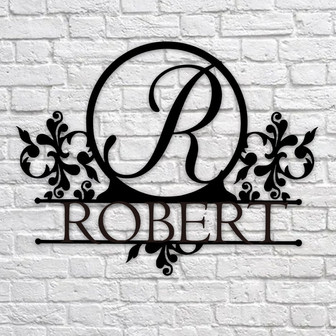 Personalized Garden Metal Sign,Customized Metal Sign,Custom Family Name Sign,Gift For Gardener,Greenhouse /Fence Décor,Wall Art. - Thegiftio UK