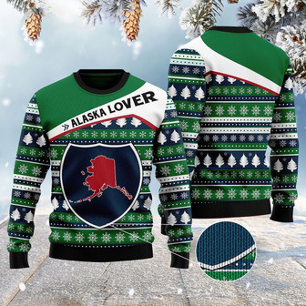 Alaska Lover Ugly Christmas Sweater - Thegiftio UK