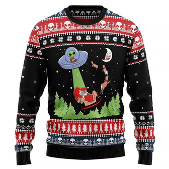 Alien Christmas Ugly Christmas Sweater - Thegiftio UK