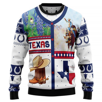 Awesome Texas Ugly Christmas Sweater - Thegiftio UK