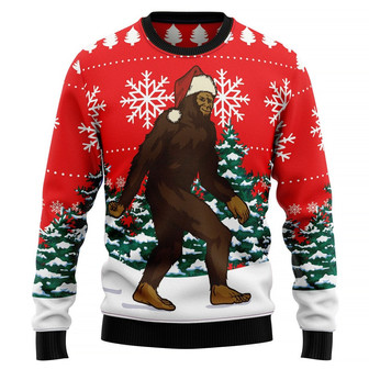 Bigfoot Ugly Christmas Sweater - Thegiftio UK