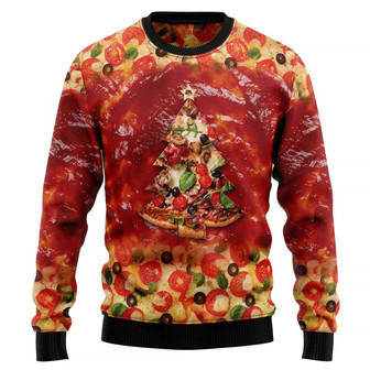 All I Want for Christmas is Pizza Ugly Christmas Sweater - Thegiftio UK