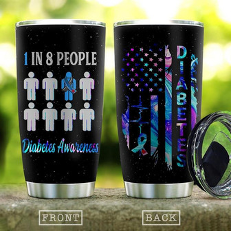 1 In 8 Diabetes Stainless Steel Tumbler 20Oz - Thegiftio UK