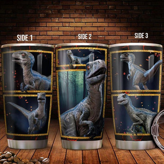 3D Picture Dinosaur T Rex Stainless Steel Tumbler 20Oz - Thegiftio UK