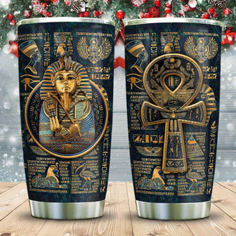 Ancient Egypt Pharaoh Stainless Steel Tumbler 20Oz - Thegiftio UK
