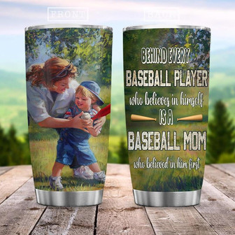 Baseball Mom Stainless Steel Tumbler 20Oz - Thegiftio UK