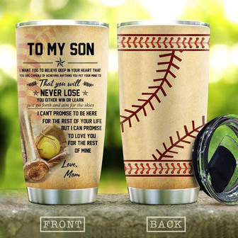 Baseball Son Stainless Steel Tumbler 20Oz - Thegiftio UK