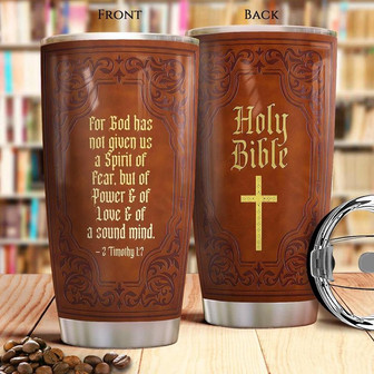 Bible Book Stainless Steel Tumbler 20Oz - Thegiftio UK