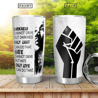 Black Jr Stainless Steel Tumbler 20Oz - Thegiftio UK