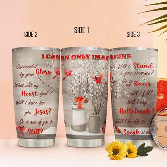 Cardinal Bird Faith Stainless Steel Tumbler 20Oz - Thegiftio UK