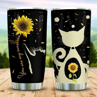 Cat Sunshine Stainless Steel Tumbler 20Oz - Thegiftio UK