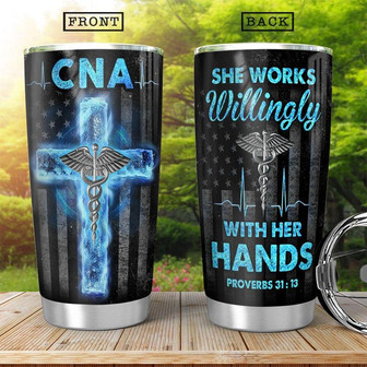 Cna Bible Stainless Steel Tumbler 20Oz - Thegiftio UK