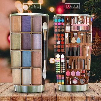 Eye Shadow Palette Makeup Artist Stainless Steel Tumbler 20Oz - Thegiftio UK