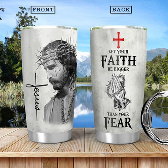 Faith Jesus Stainless Steel Tumbler 20Oz - Thegiftio UK