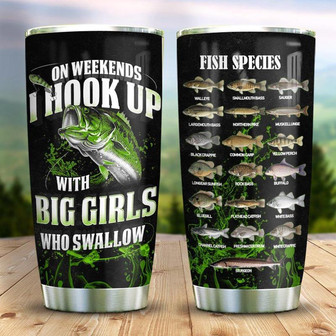 Fishing Hook Up Stainless Steel Tumbler 20Oz - Thegiftio UK
