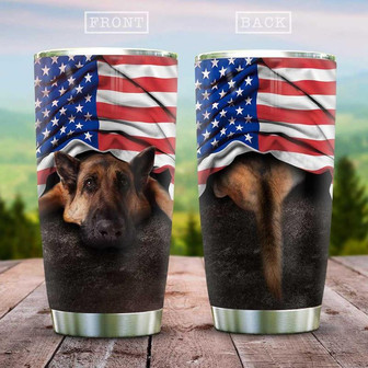 German Shepherd Hair Stainless Steel Tumbler 20Oz - Thegiftio UK
