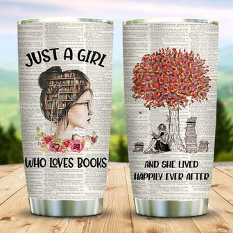 Girl Book Stainless Steel Tumbler 20Oz - Thegiftio UK