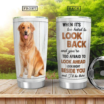 Golden Retriever Stainless Steel Tumbler 20Oz - Thegiftio UK