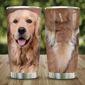 Golden Retriver Hair Stainless Steel Tumbler 20Oz - Thegiftio UK