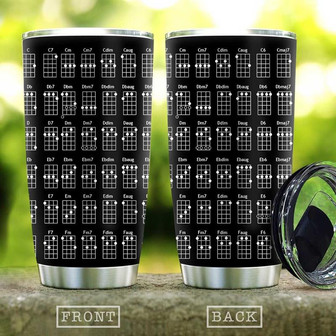 Guitar Chord Lover Stainless Steel Tumbler 20Oz - Thegiftio UK
